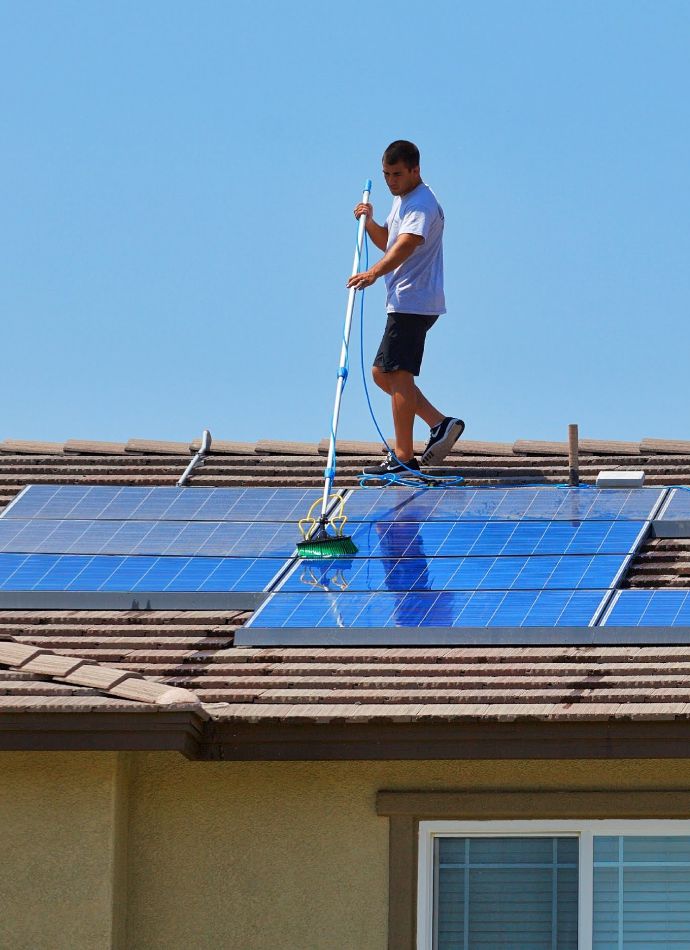 Solar Cleaning company near me in roseville ca 020